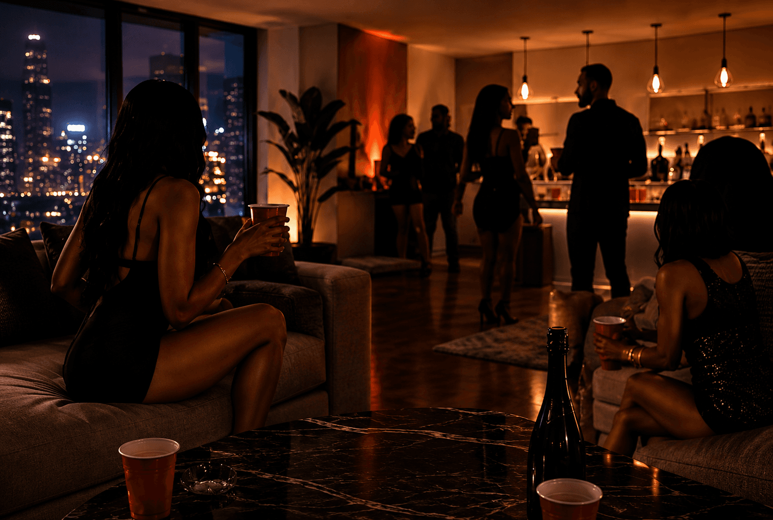 Vibe District event crowd